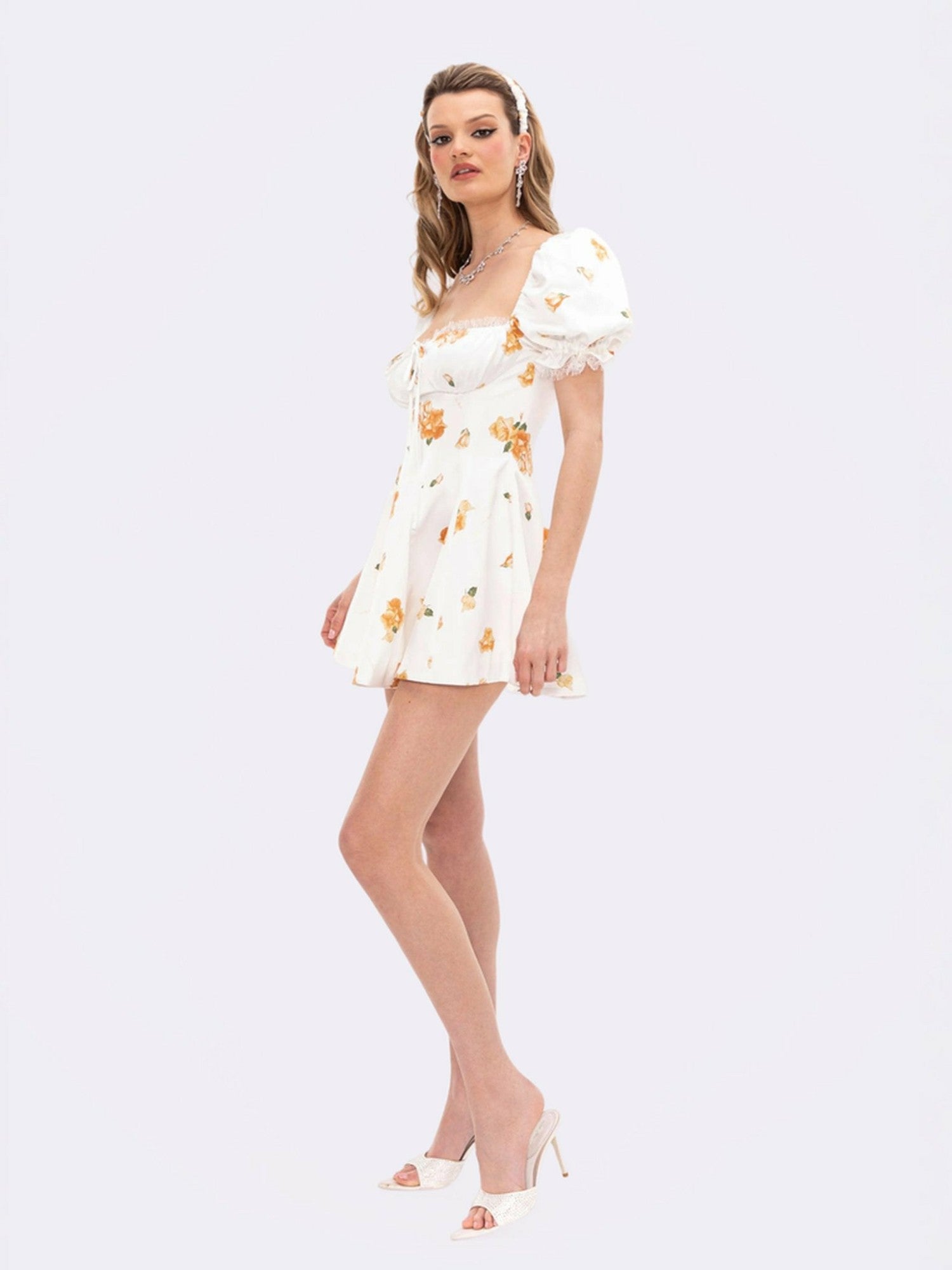 Nana Jacqueline Theodora Dress: Floral Mini Dress for Garden Party Floral