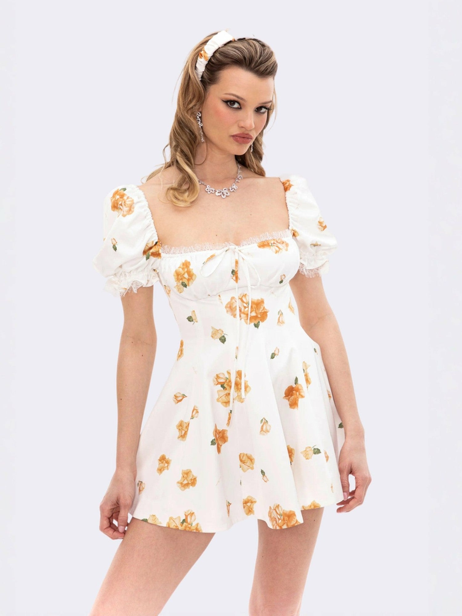 Nana Jacqueline Theodora Dress: Floral Mini Dress for Garden Party Floral