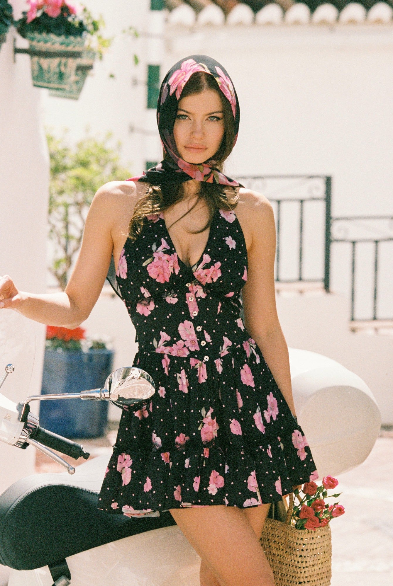 Nana Jacqueline Rosaline Dress: Black Mini Dress for Date Night Black