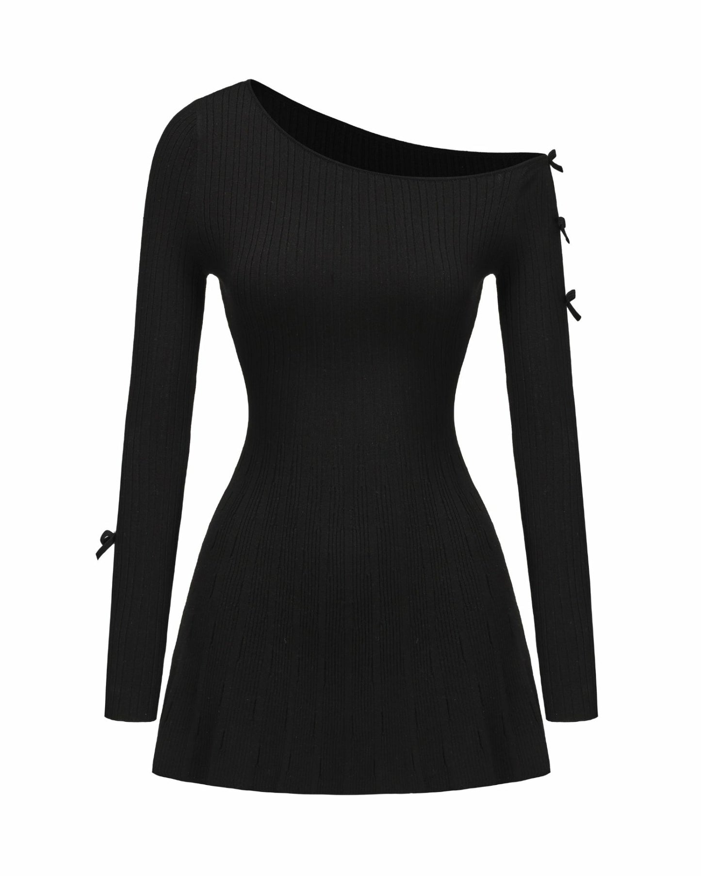 Nana Jacqueline Zara Dress: Black Mini Dress for Date Night Black