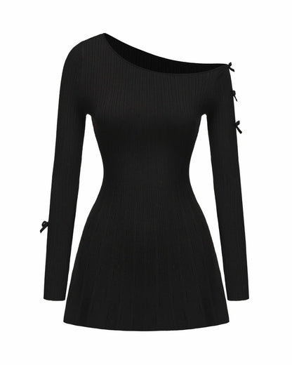 Nana Jacqueline Zara Dress: Black Mini Dress for Date Night Black