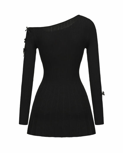 Nana Jacqueline Zara Dress: Black Mini Dress for Date Night Black