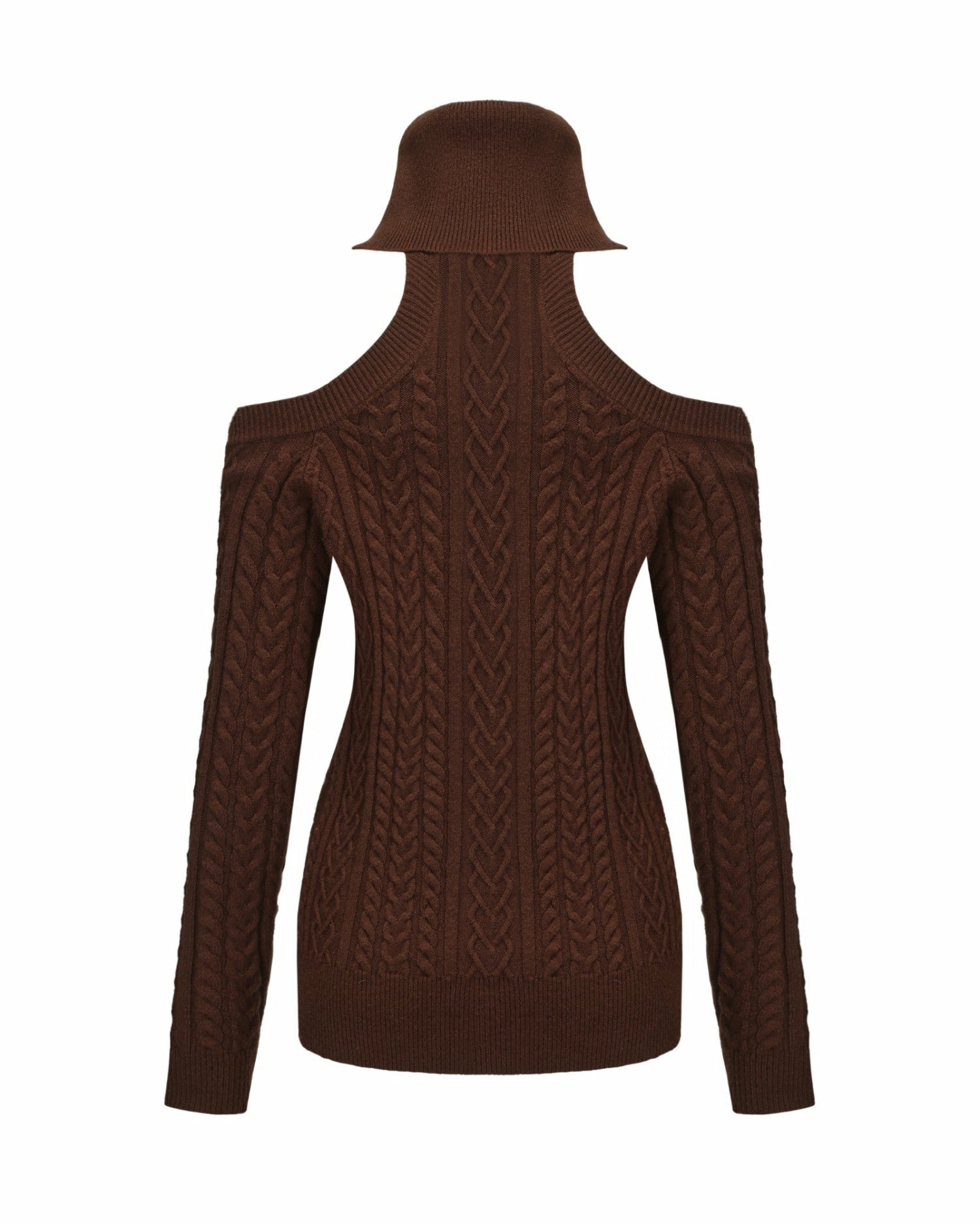 Nana Jacqueline Margo Knit Dress: Brown Mini Dress for Date Night Brown