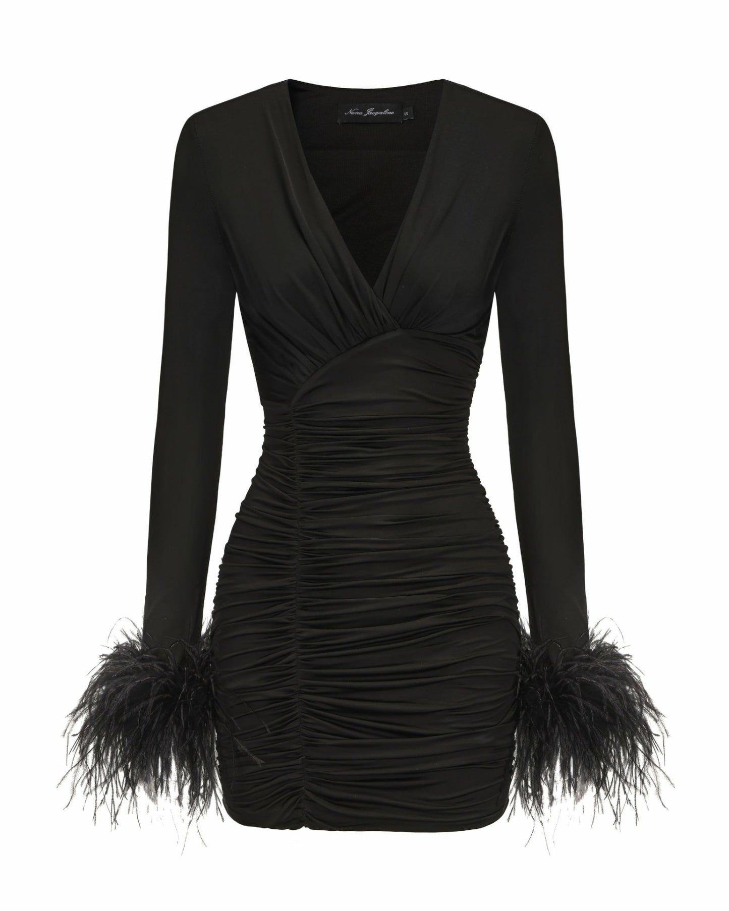 Nana Jacqueline Théa Dress: Black Mini Dress for Cocktail Party Black