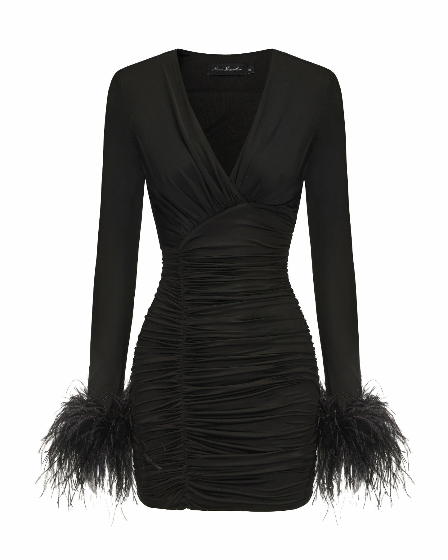 Nana Jacqueline Théa Dress: Black Mini Dress for Cocktail Party Black