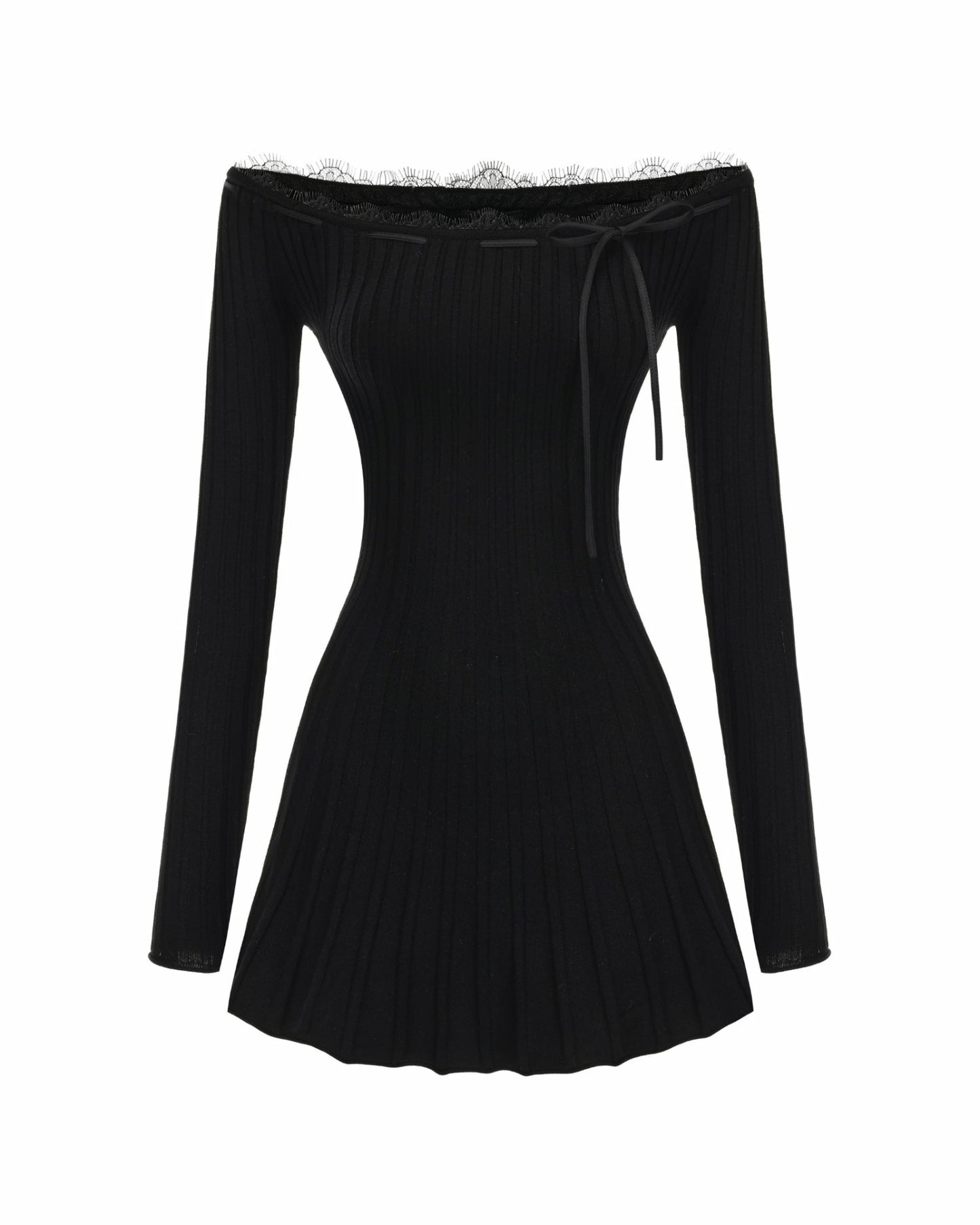 Nana Jacqueline Jenna Dress: Black Mini Dress for Date Night Black