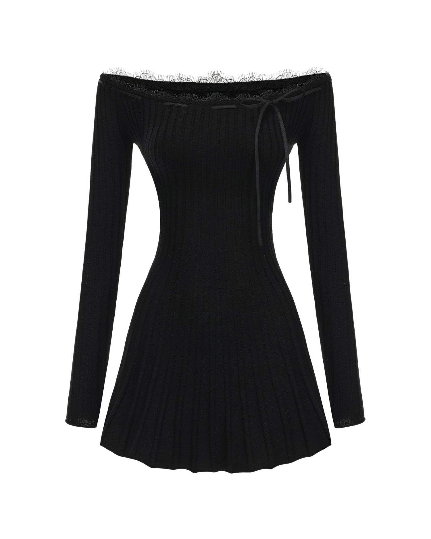 Nana Jacqueline Jenna Dress: Black Mini Dress for Date Night Black