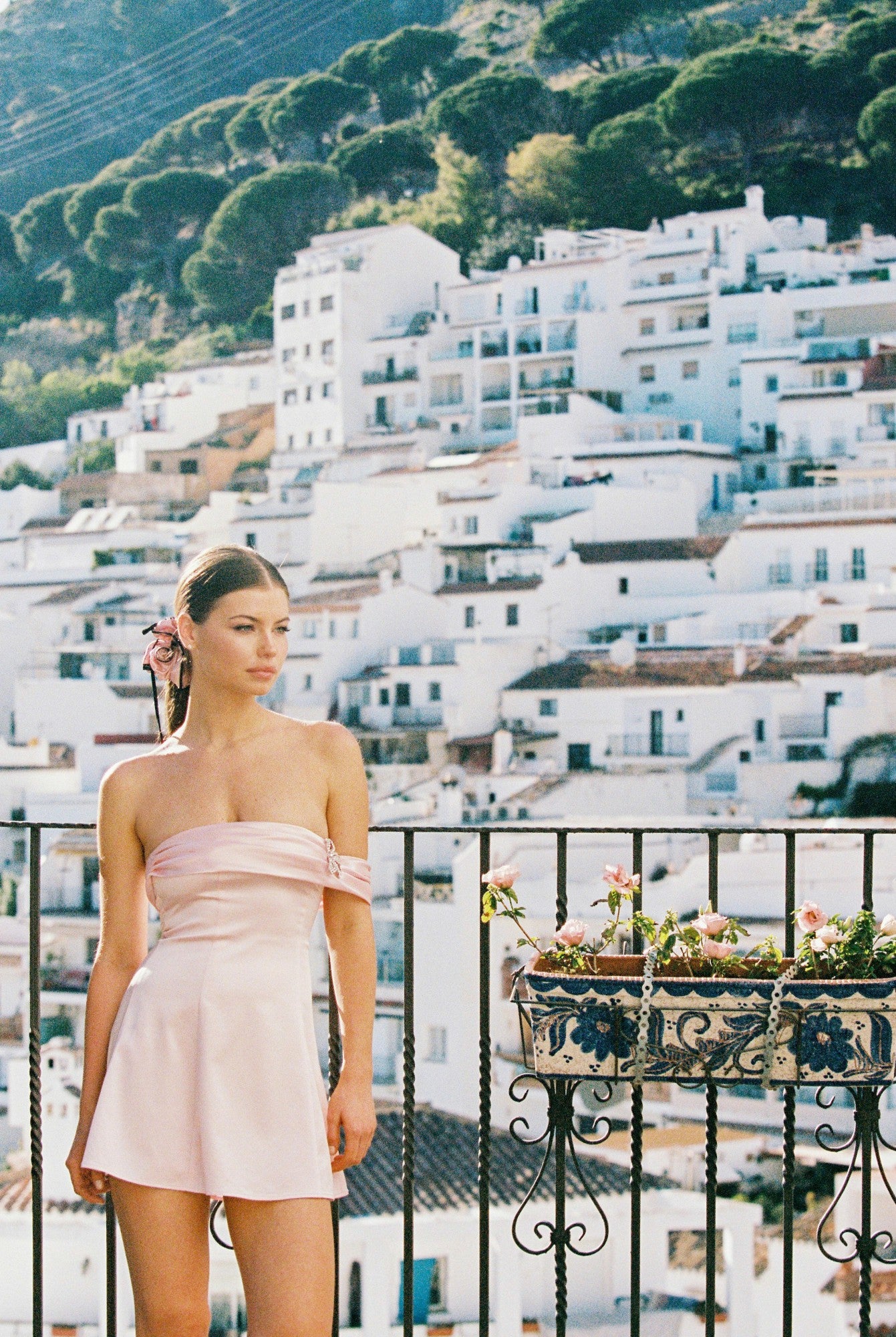 Nana Jacqueline Cornelia Dress: Pink Mini Dress for Bachelorette Party Pink