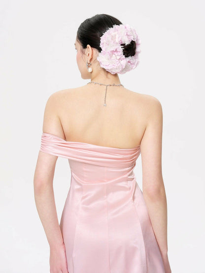Nana Jacqueline Cornelia Dress: Pink Mini Dress for Bachelorette Party Pink