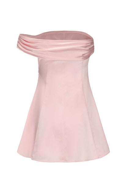 Nana Jacqueline Cornelia Dress: Pink Mini Dress for Bachelorette Party Pink