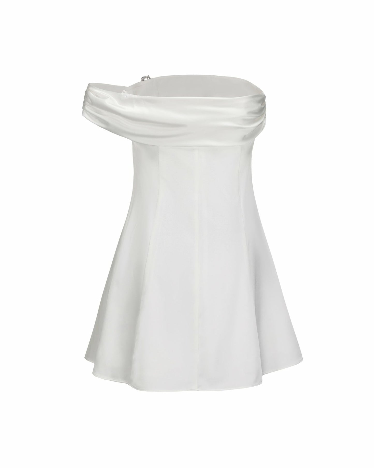 Nana Jacqueline Cornelia Dress: White Mini Dress for Bridal Shower White