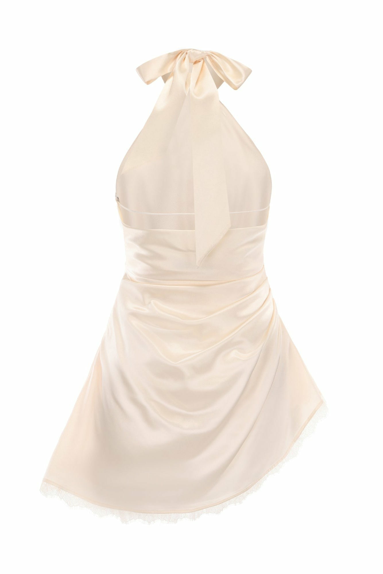 Nana Jacqueline Isadora Dress: Champagne Mini Dress for Cocktail Party Champagne