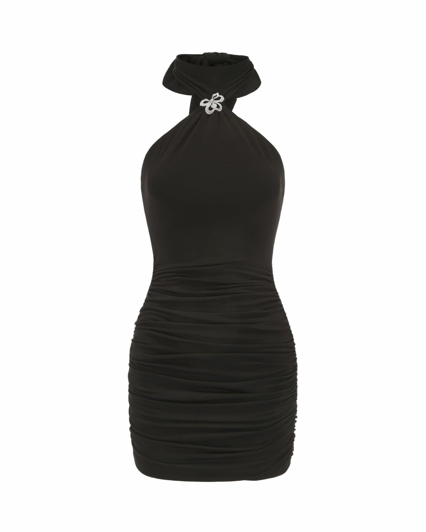 Nana Jacqueline Nova Dress: Black Mini Dress for Cocktail Party Black