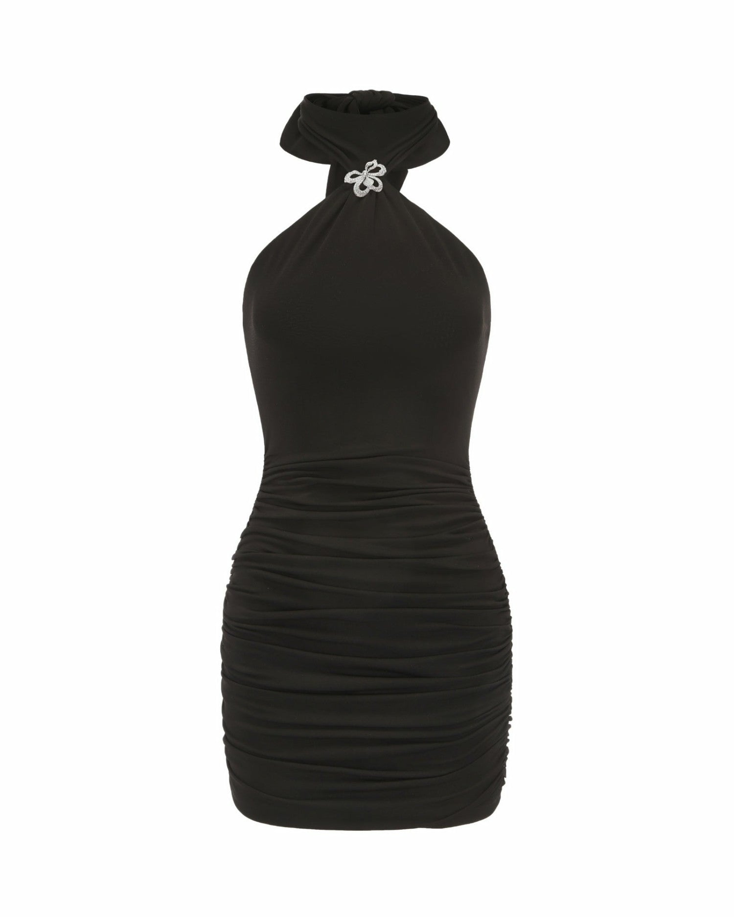 Nana Jacqueline Nova Dress: Black Mini Dress for Cocktail Party Black