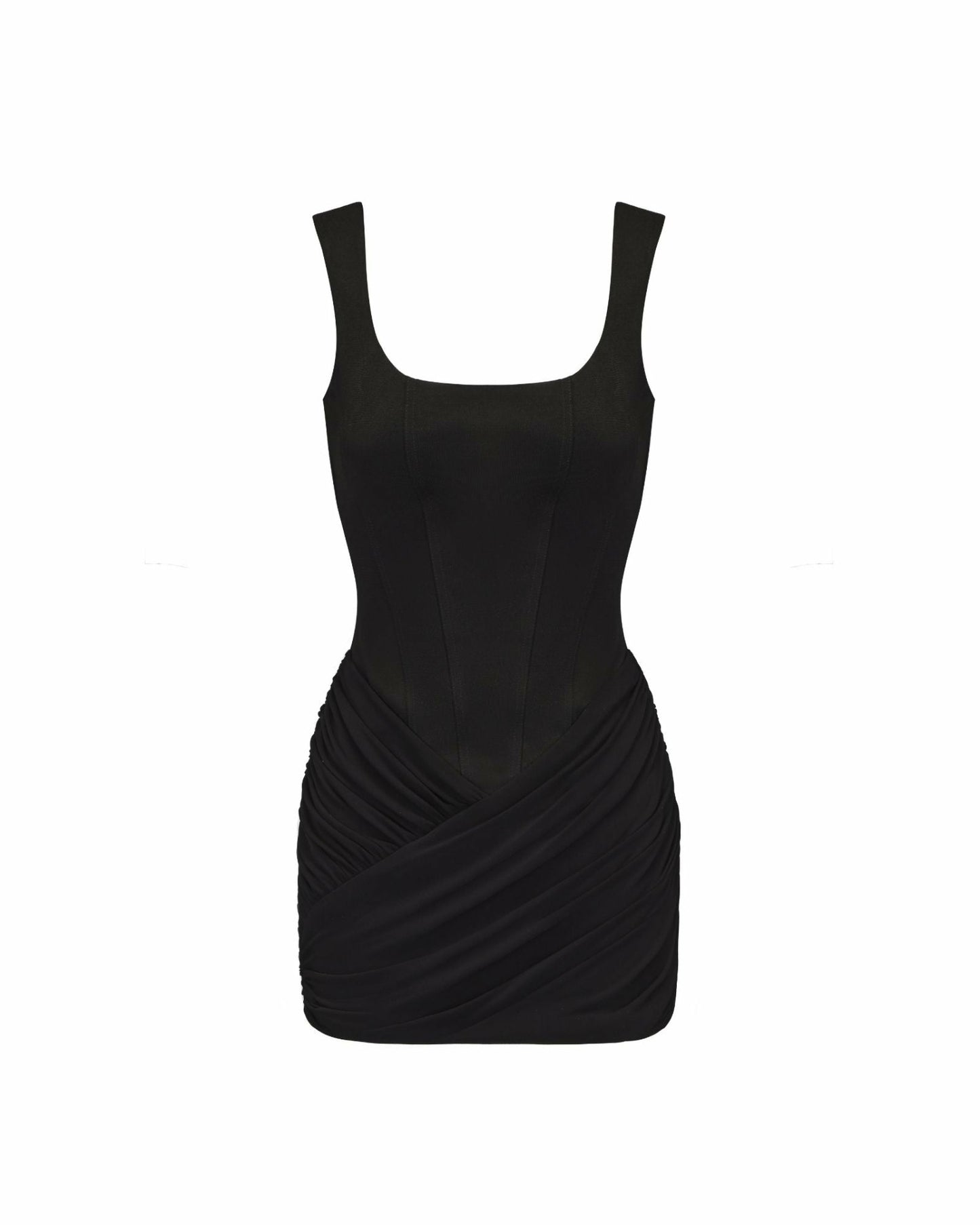 Nana Jacqueline Mirella Dress: Black Mini Dress for Cocktail Party Black