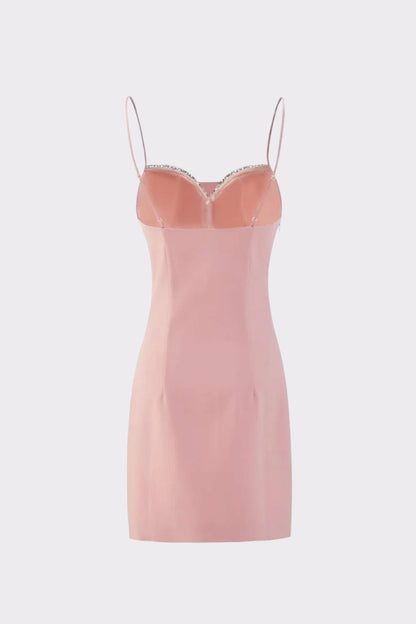 Nana Jacqueline Elsie Dress: Pink Mini Dress for Birthday Celebration Pink