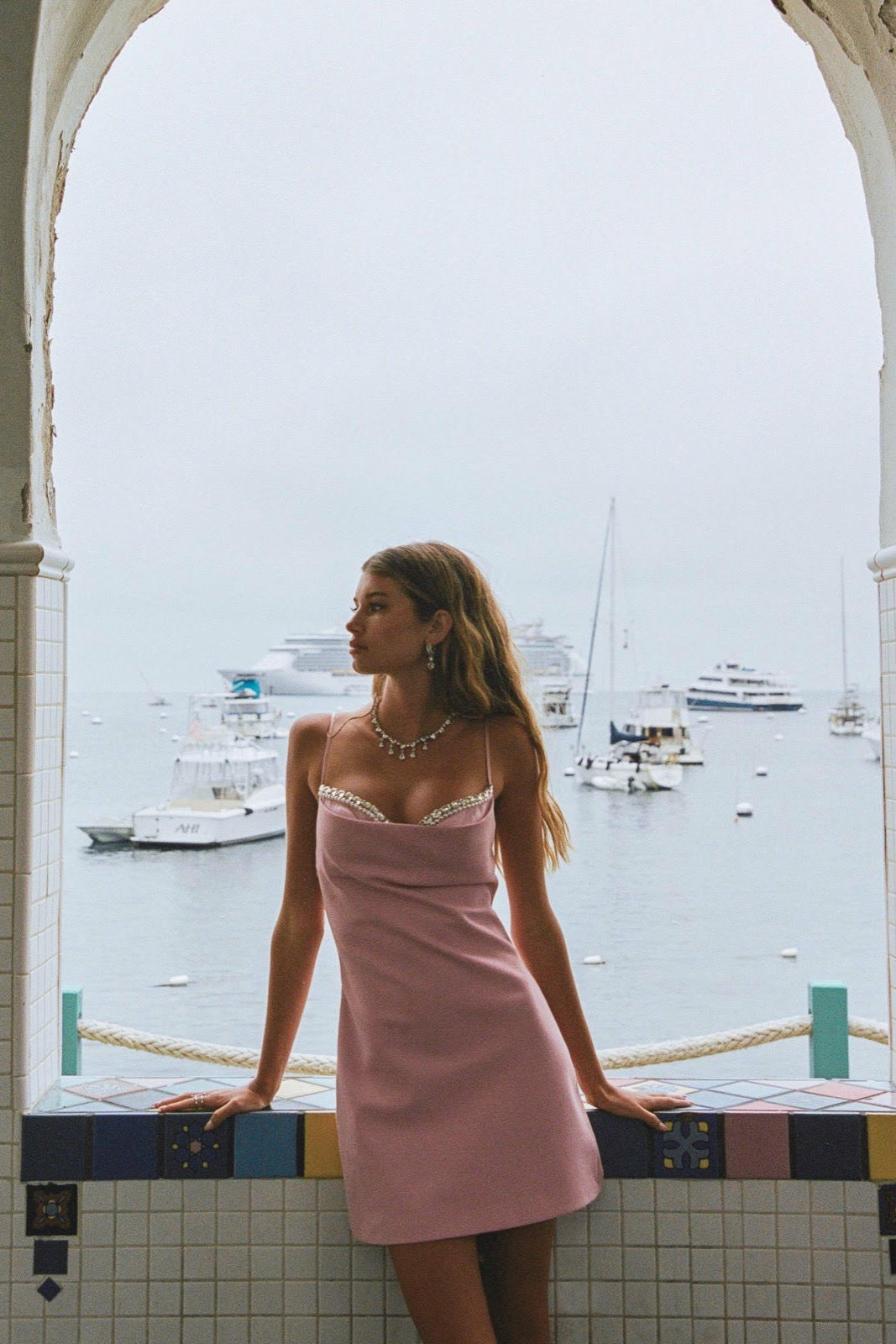 Nana Jacqueline Elsie Dress: Pink Mini Dress for Birthday Celebration Pink