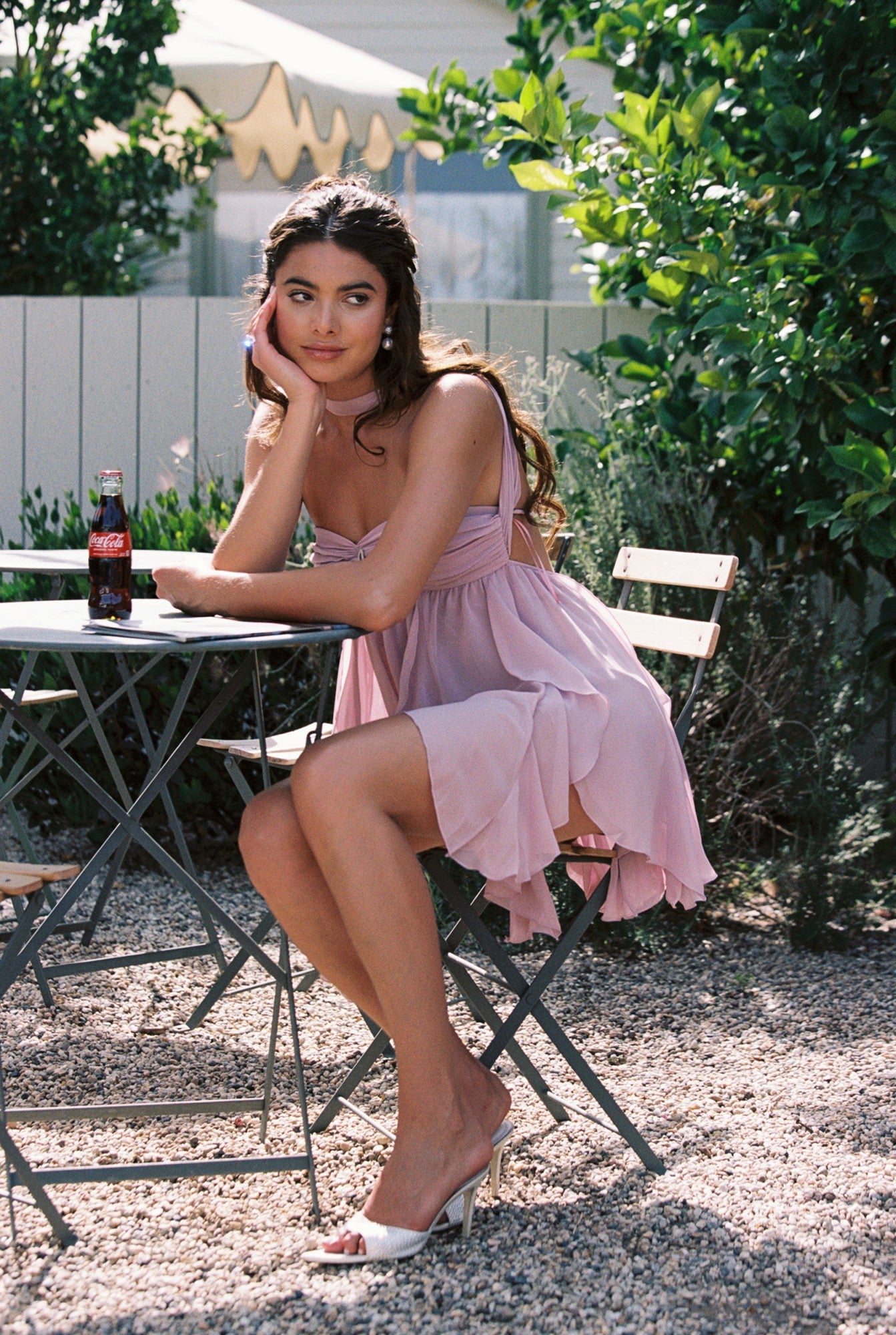 Nana Jacqueline Arabella Dress: Purple Mini Dress for Birthday Celebration Purple