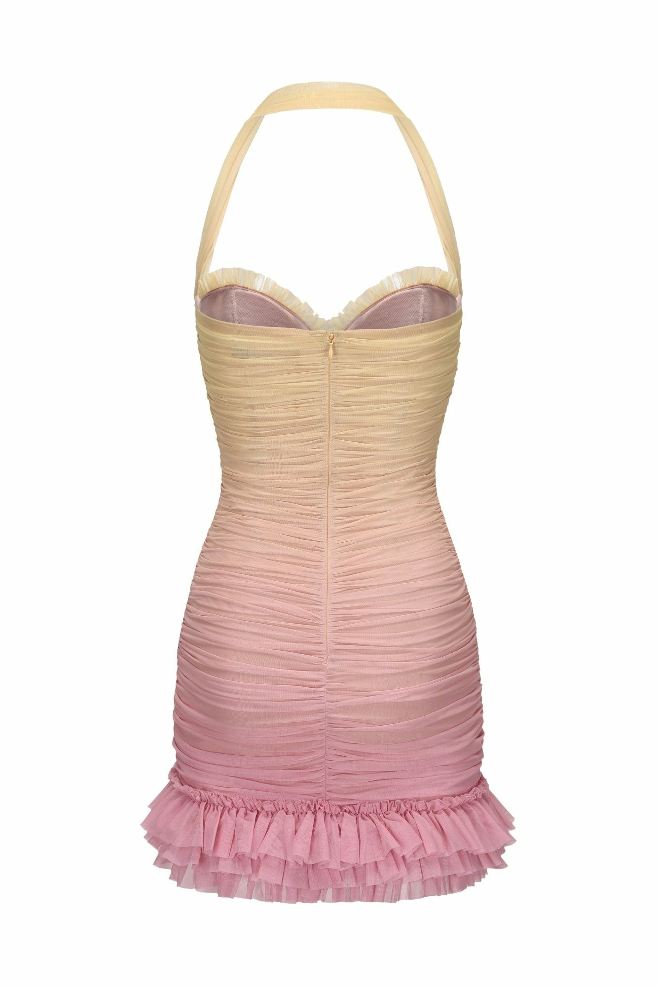 Nana Jacqueline Elysia Dress: Yellow Mini Dress for Birthday Celebration Yellow