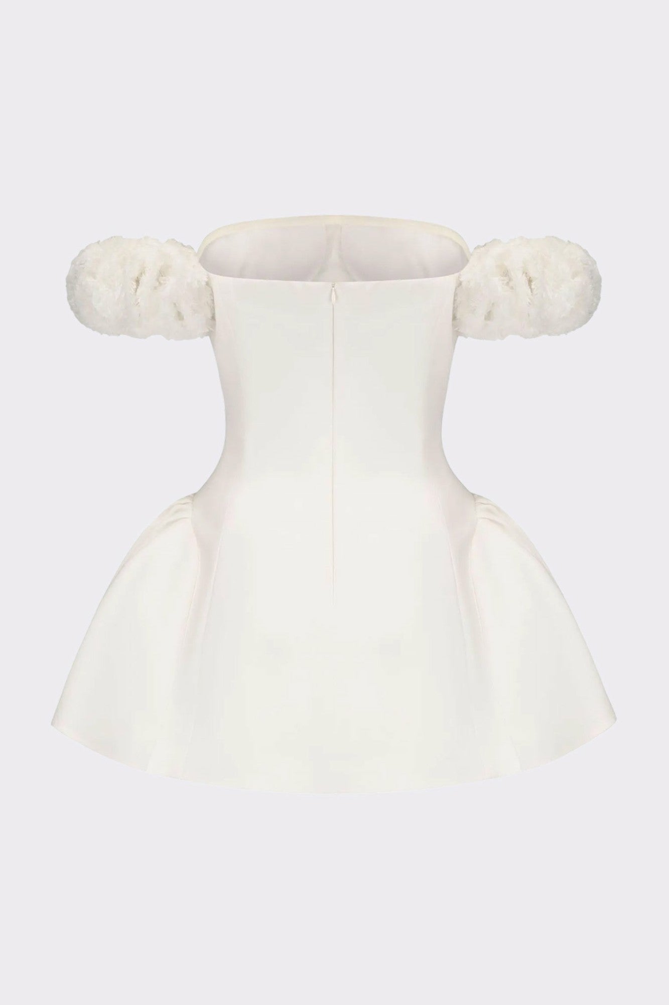 Nana Jacqueline Flora Dress: White Mini Dress for Bridal Shower White