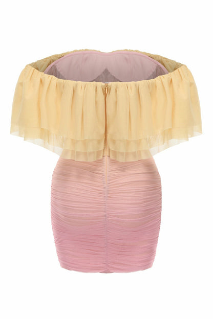 Nana Jacqueline Rosabelle Dress: Pink Mini Dress for Birthday Celebration Pink