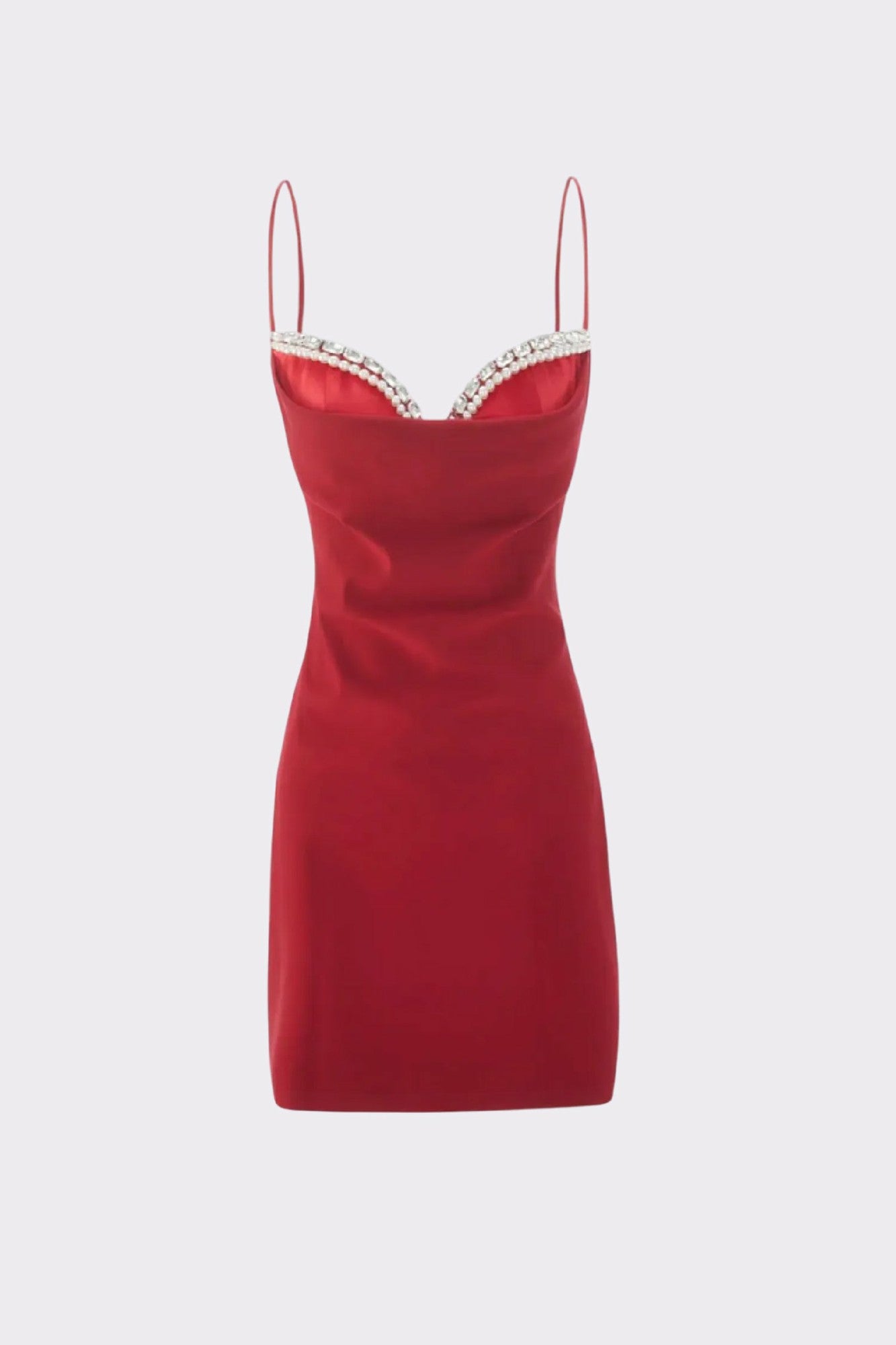 Nana Jacqueline Elsie Dress: Red Mini Dress for Birthday Celebration Red