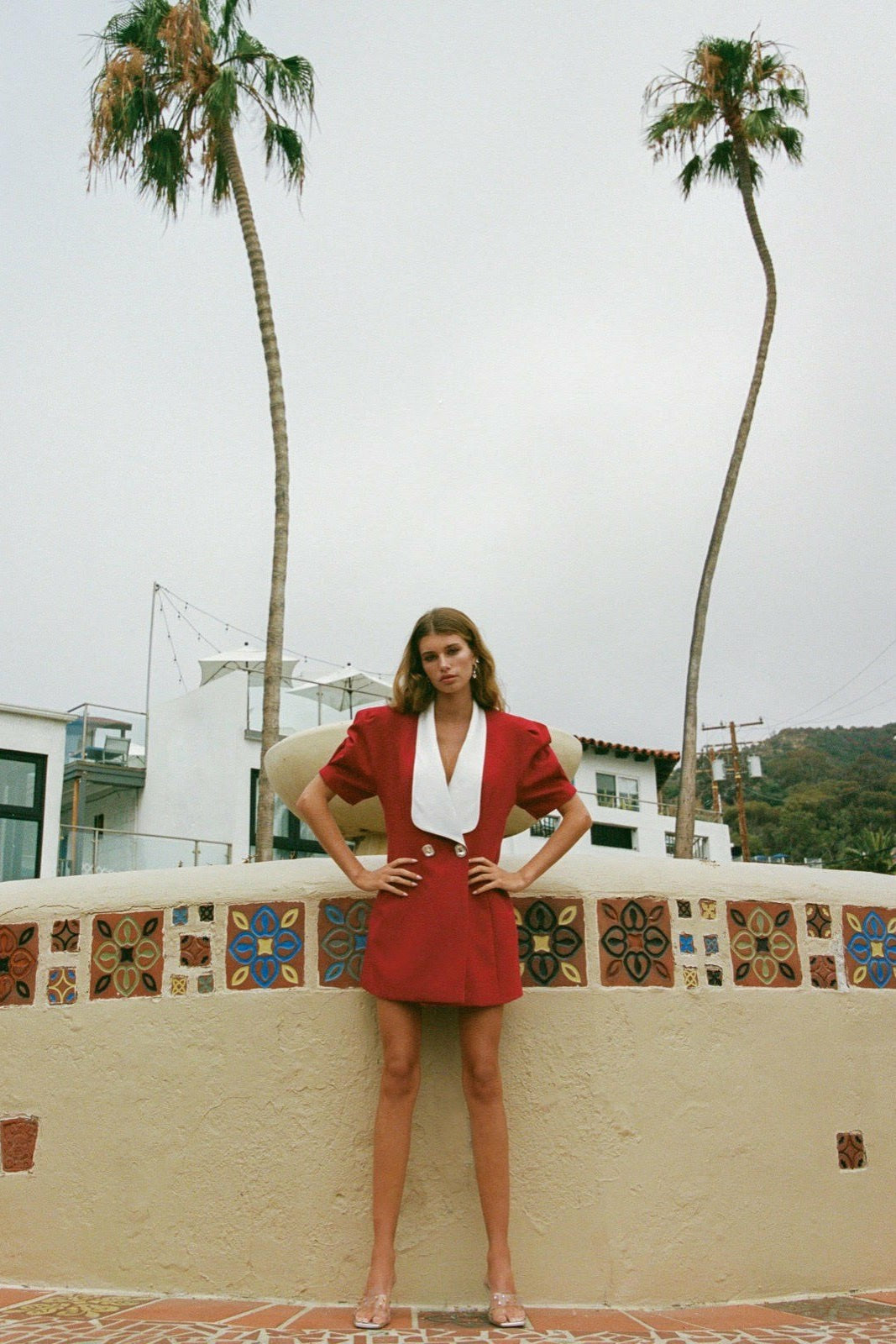 Nana Jacqueline Alia Dress: Red Mini Dress for Birthday Celebration Red