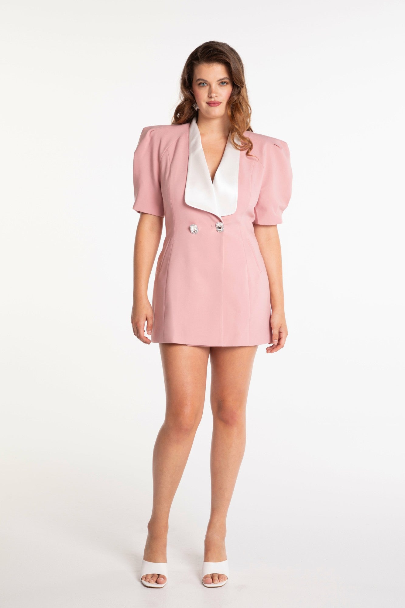 Nana Jacqueline Alia Dress: Pink Mini Dress for Birthday Celebration Pink