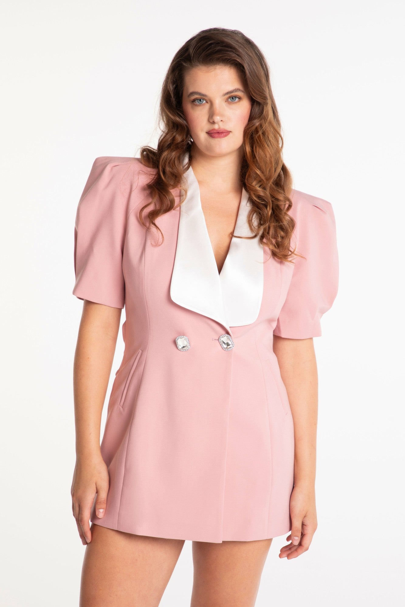 Nana Jacqueline Alia Dress: Pink Mini Dress for Birthday Celebration Pink