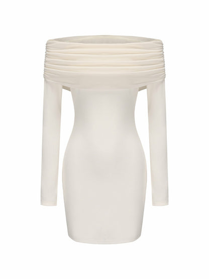Nana Jacqueline Chantel Dress: White Mini Dress for Bridal Shower White