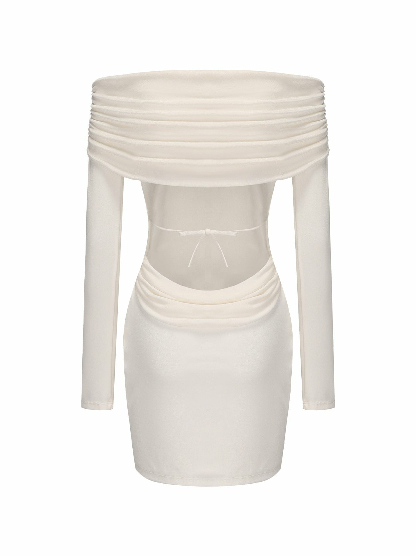 Nana Jacqueline Chantel Dress: White Mini Dress for Bridal Shower White