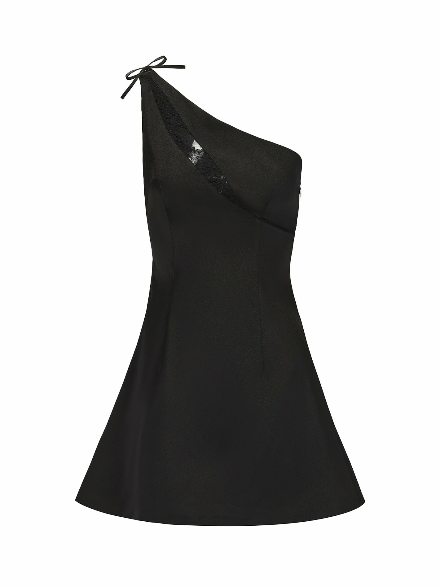 Nana Jacqueline Liza Dress: Black Mini Dress for Cocktail Party Black