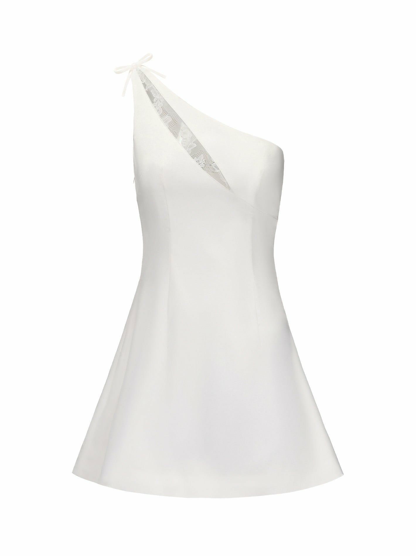 Nana Jacqueline Liza Dress: White Mini Dress for Bridal Shower White