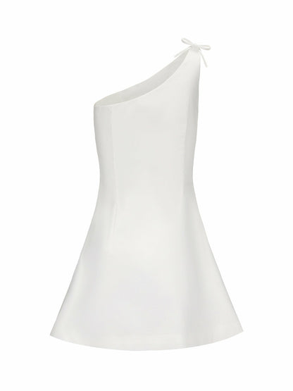 Nana Jacqueline Liza Dress: White Mini Dress for Bridal Shower White