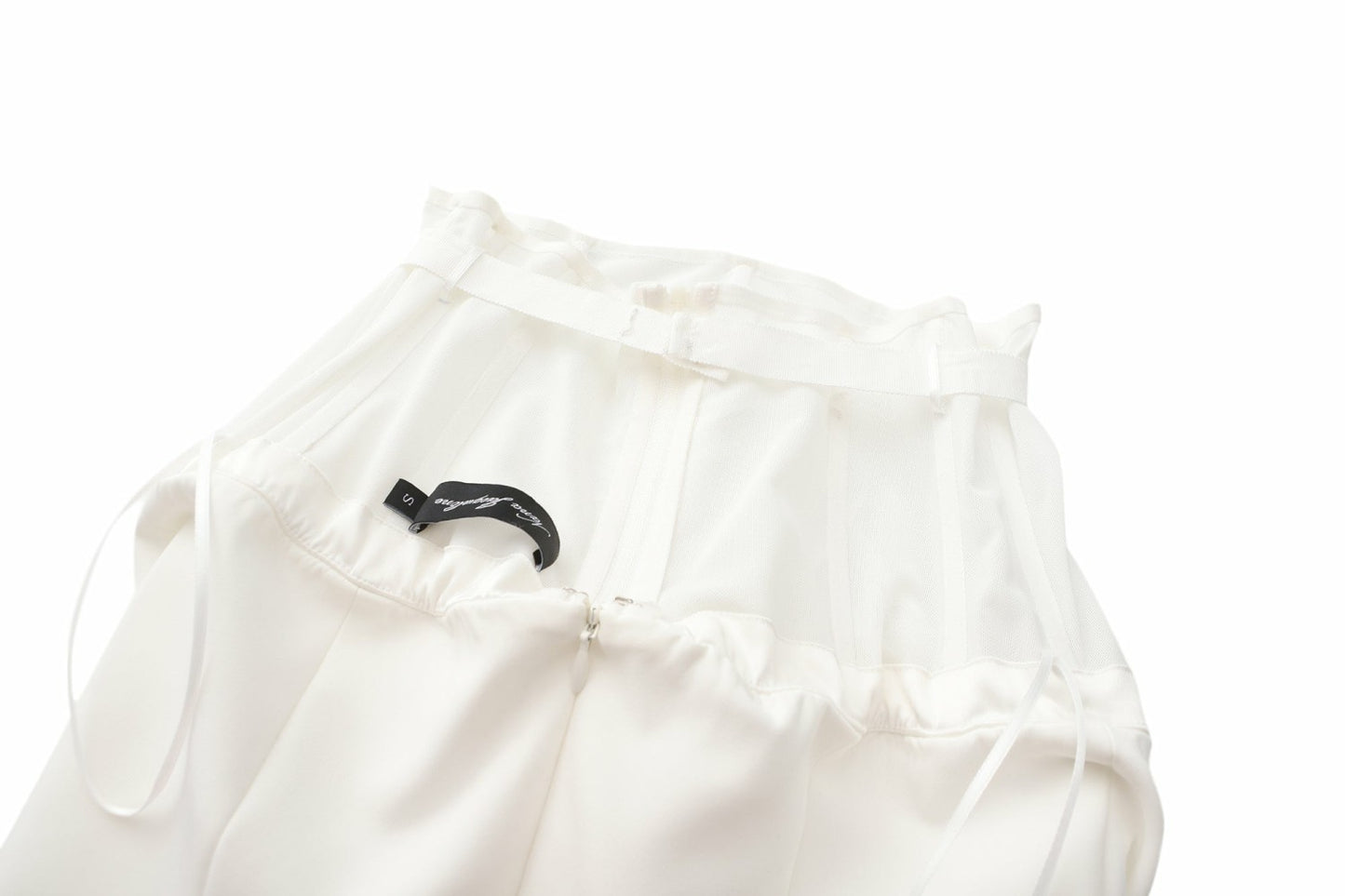 Nana Jacqueline Lucie Bow Dress: White Mini Dress for Bridal Shower White