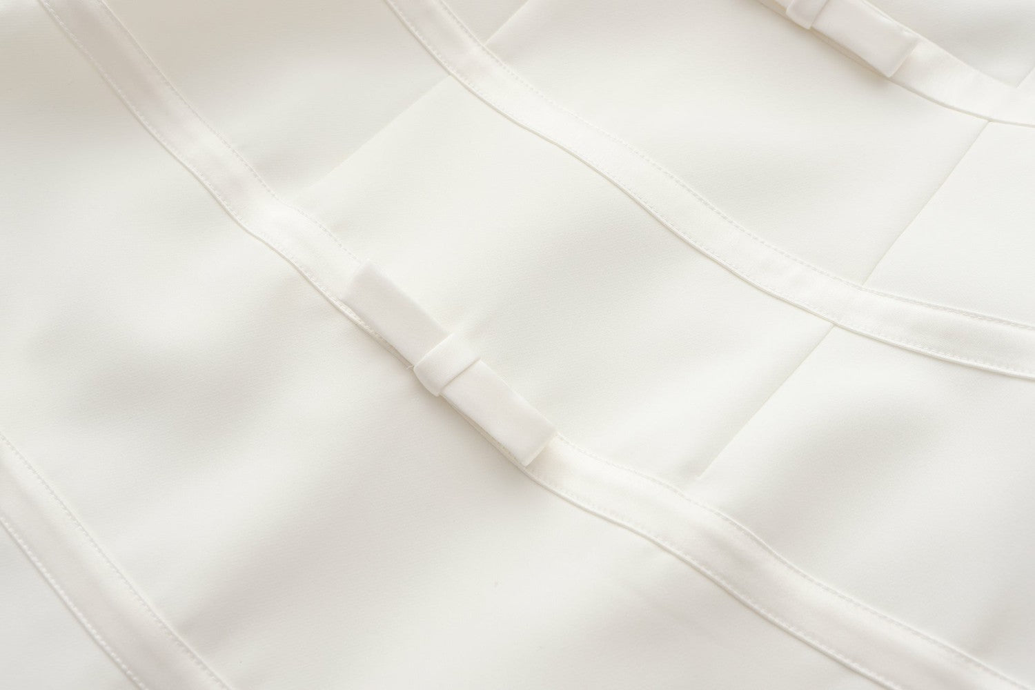 Nana Jacqueline Lucie Bow Dress: White Mini Dress for Bridal Shower White