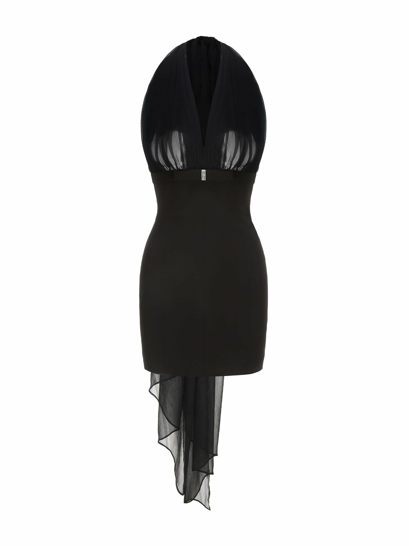 Nana Jacqueline Melinda Dress: Black Mini Dress for Cocktail Party Black
