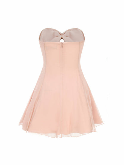 Nana Jacqueline Ilana Dress: Pink Mini Dress for Birthday Celebration Pink