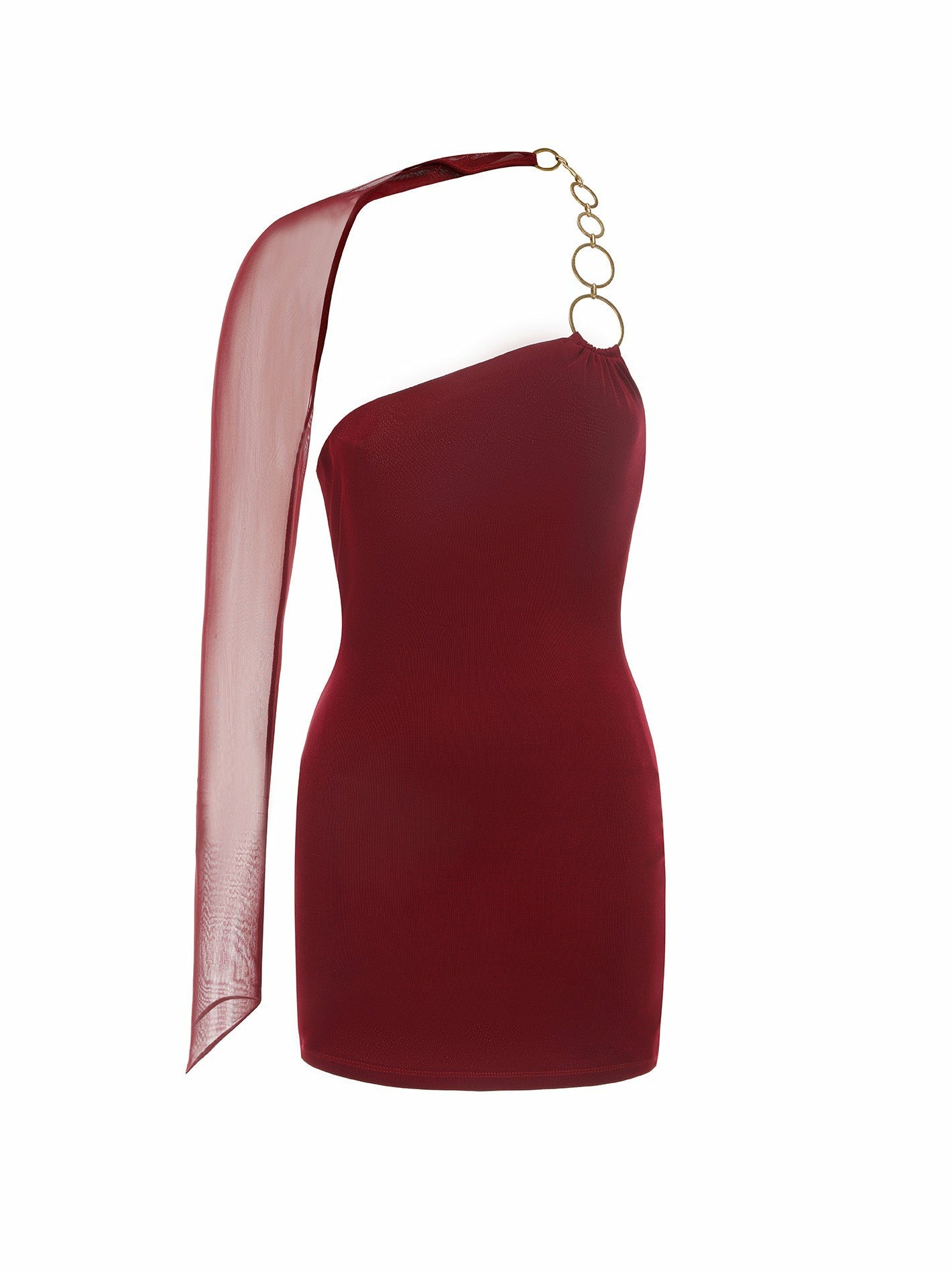 Nana Jacqueline Claudia Dress: Red Mini Dress for Date Night Red