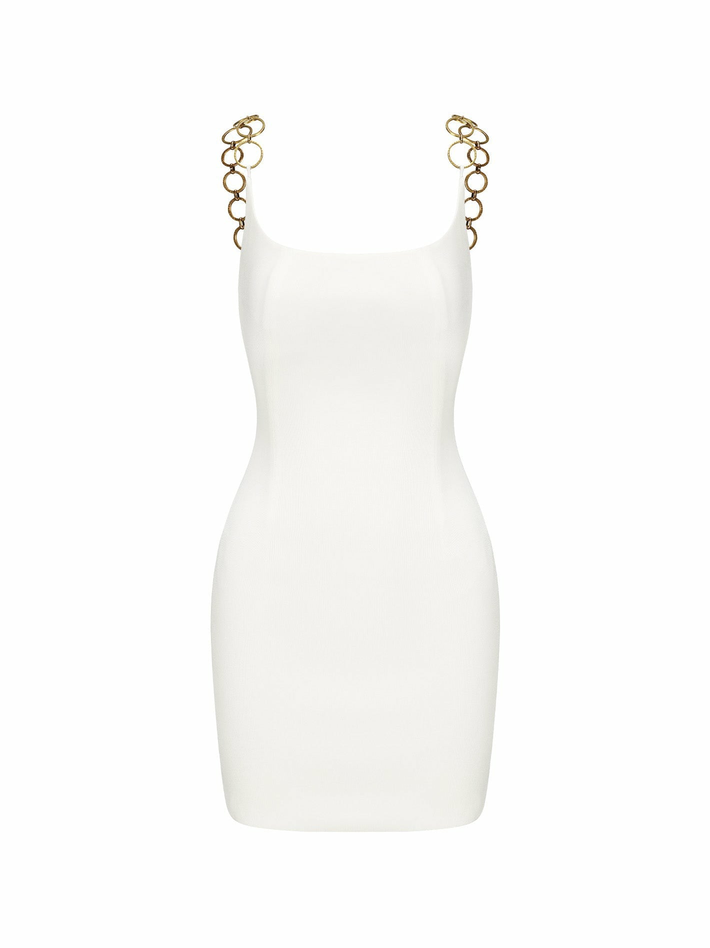 Nana Jacqueline Paloma Dress: White Mini Dress for Engagement Party White