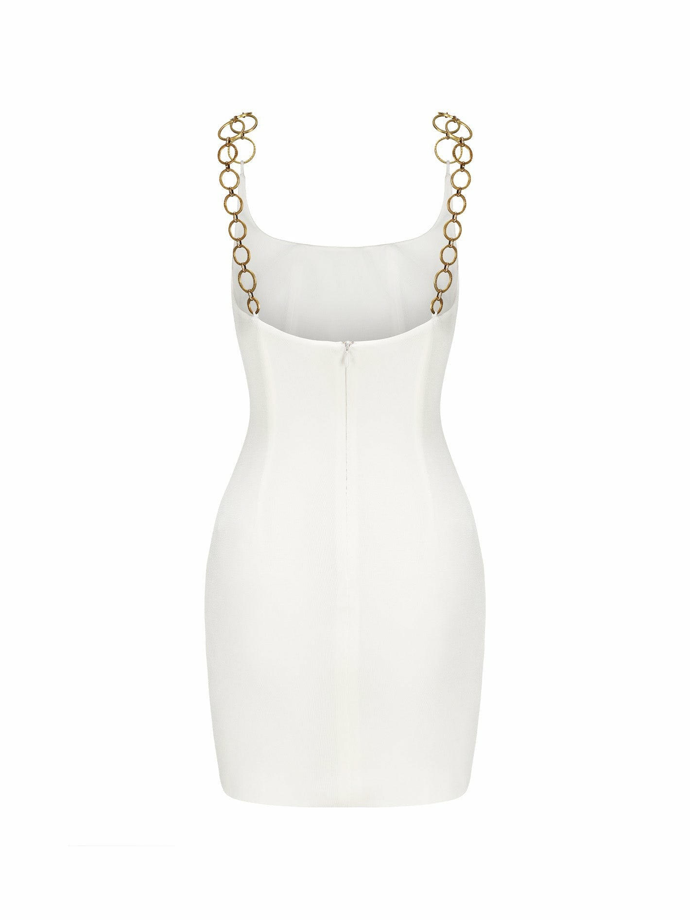 Nana Jacqueline Paloma Dress: White Mini Dress for Engagement Party White