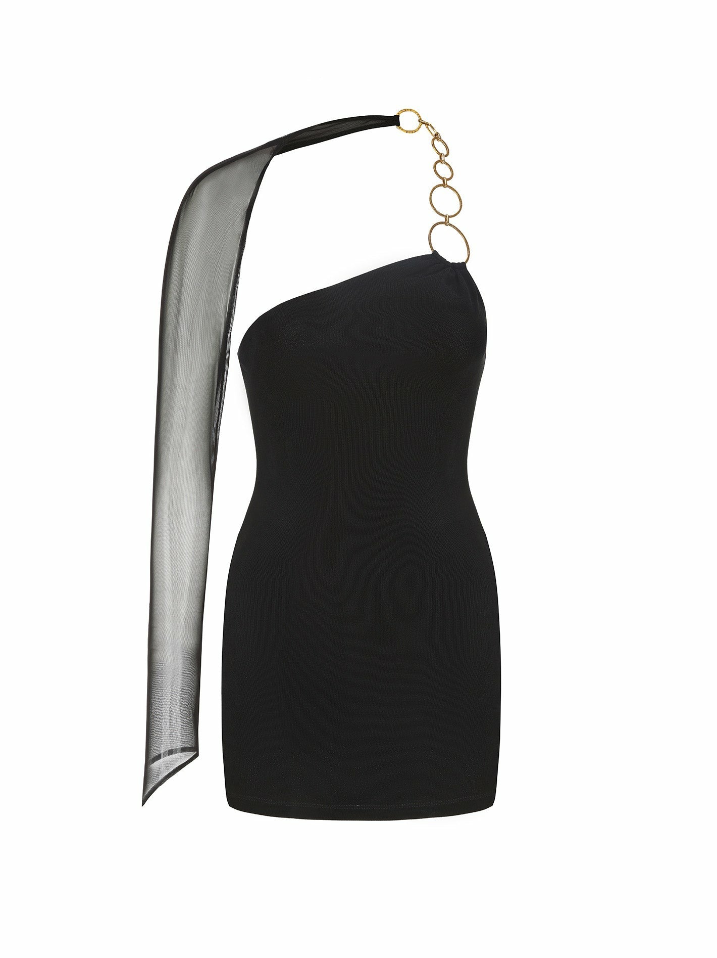 Nana Jacqueline Claudia Dress: Black Mini Dress for Cocktail Party Black