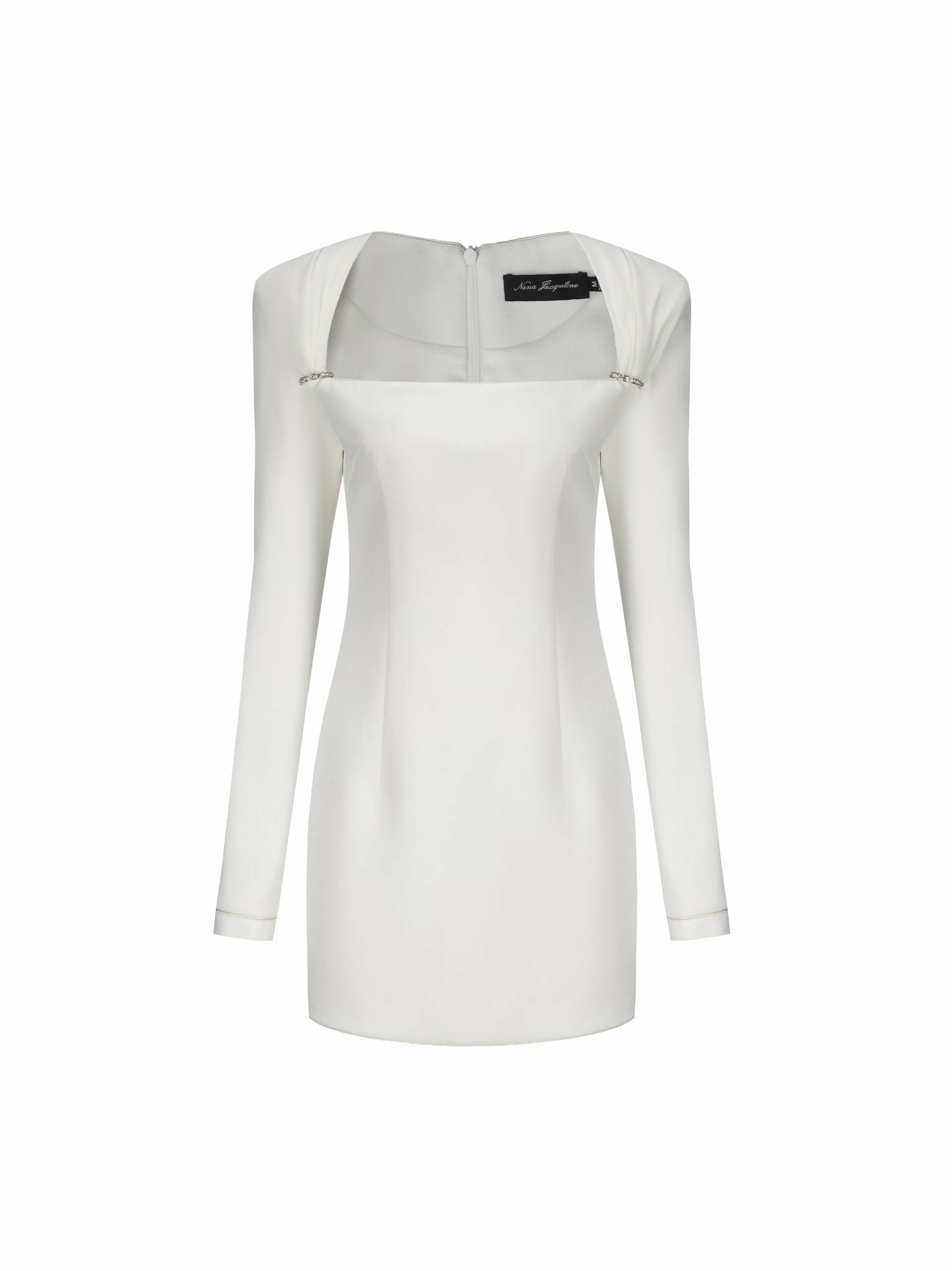 Nana Jacqueline Jillian Dress: Ivory Mini Dress for Engagement Party Ivory