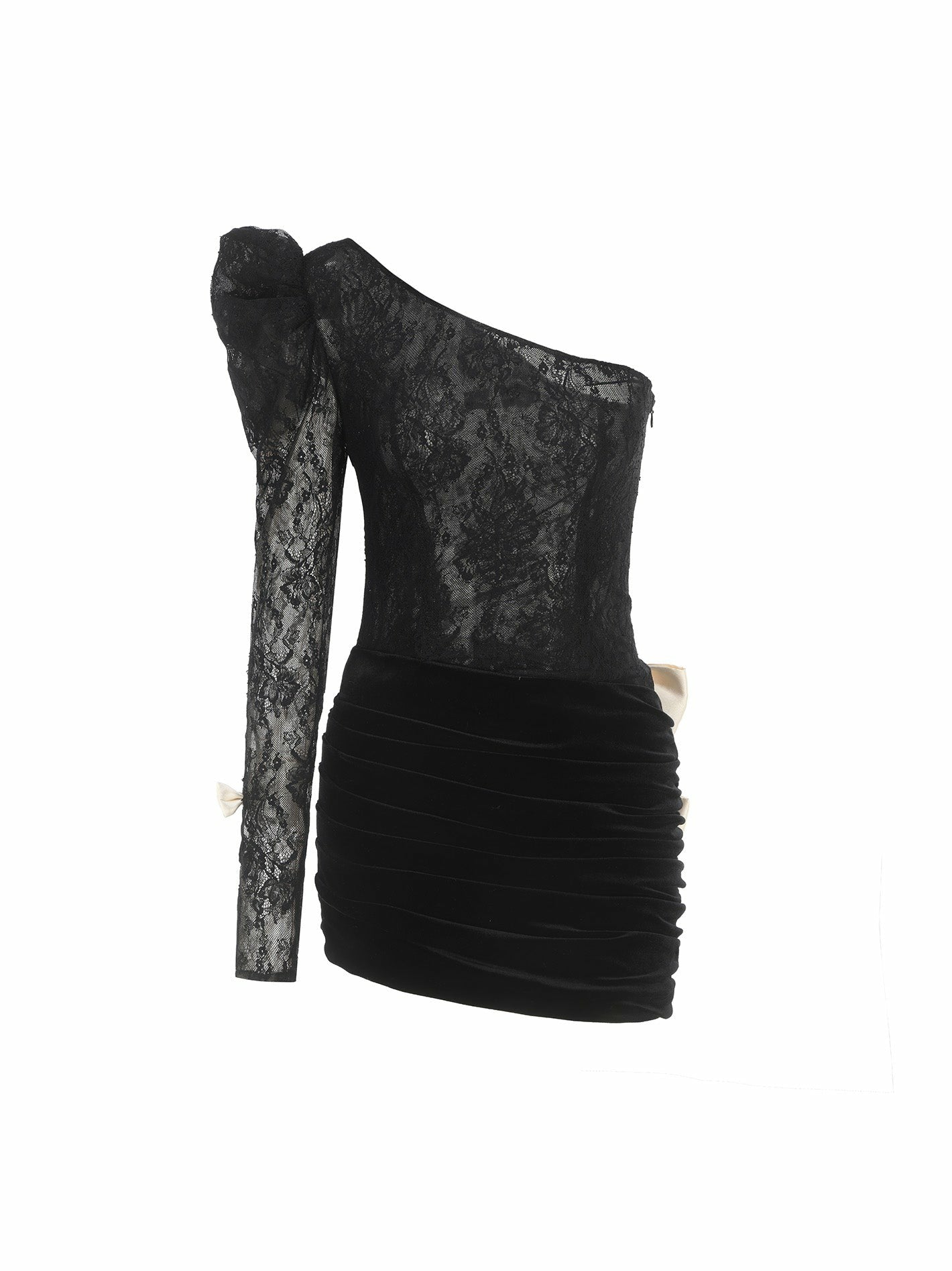 Nana Jacqueline Wilma Dress: Black Mini Dress for Cocktail Party Black