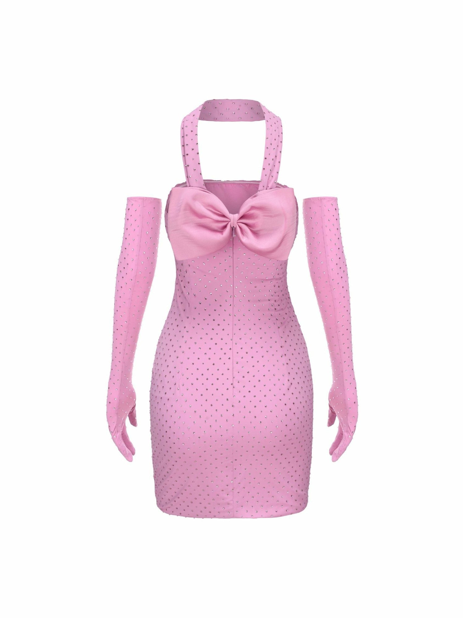 Nana Jacqueline Talia Diamond Dress: Pink Mini Dress for Birthday Celebration Pink