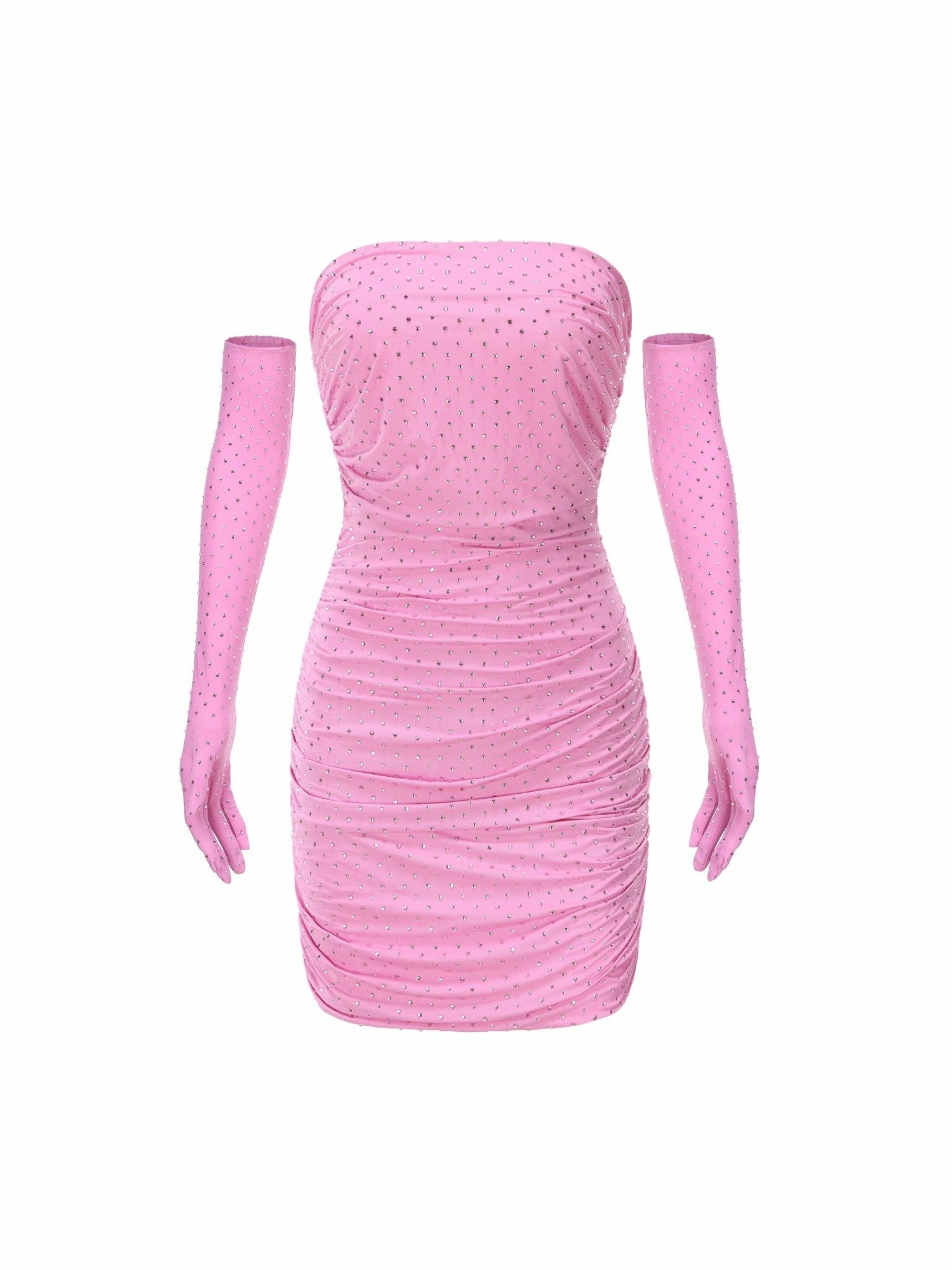 Nana Jacqueline Gina Diamond Dress: Pink Mini Dress for Birthday Celebration Pink