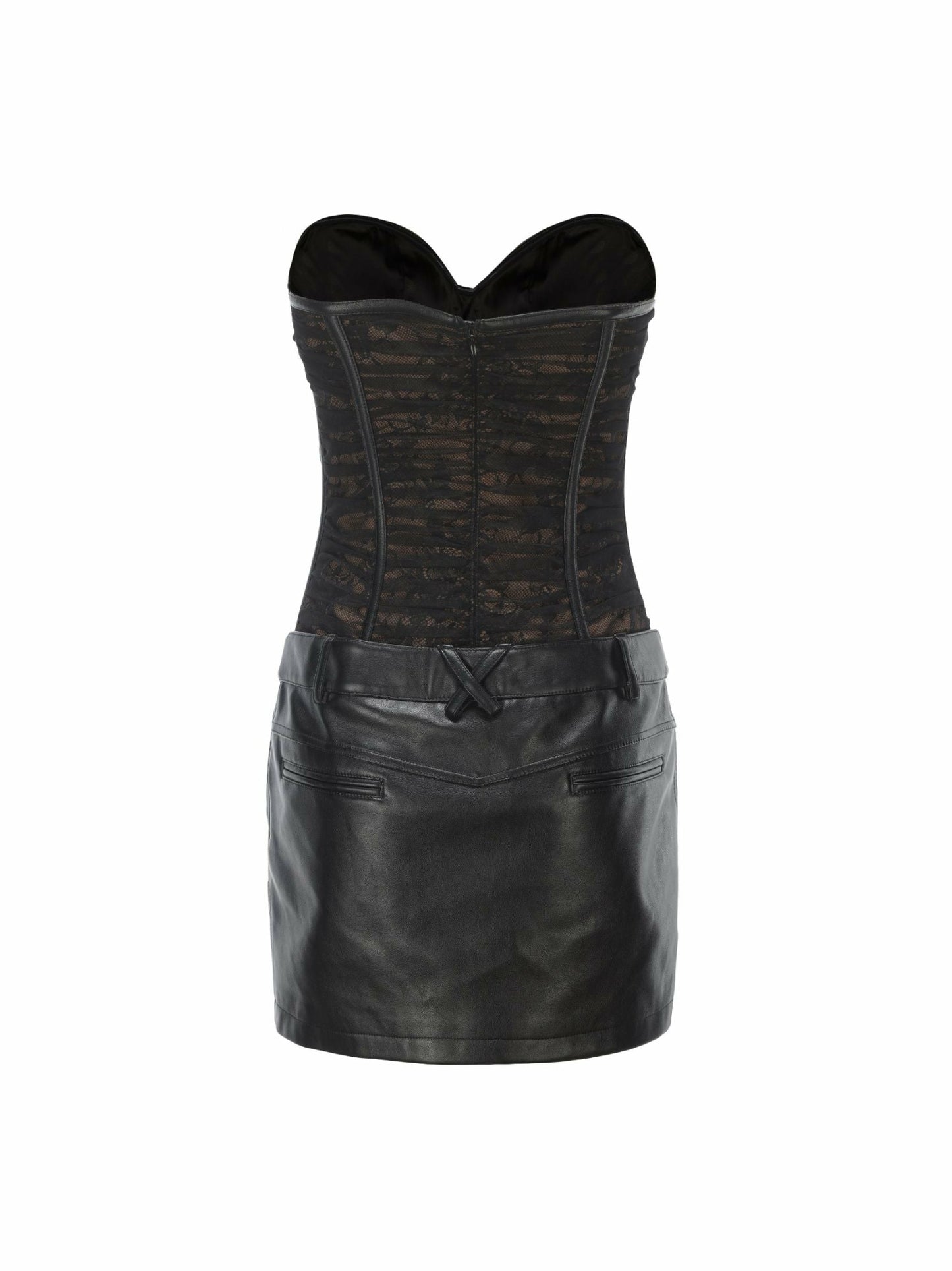 Nana Jacqueline Jane Lace Dress: Black Mini Dress for Girls' Night Out Black