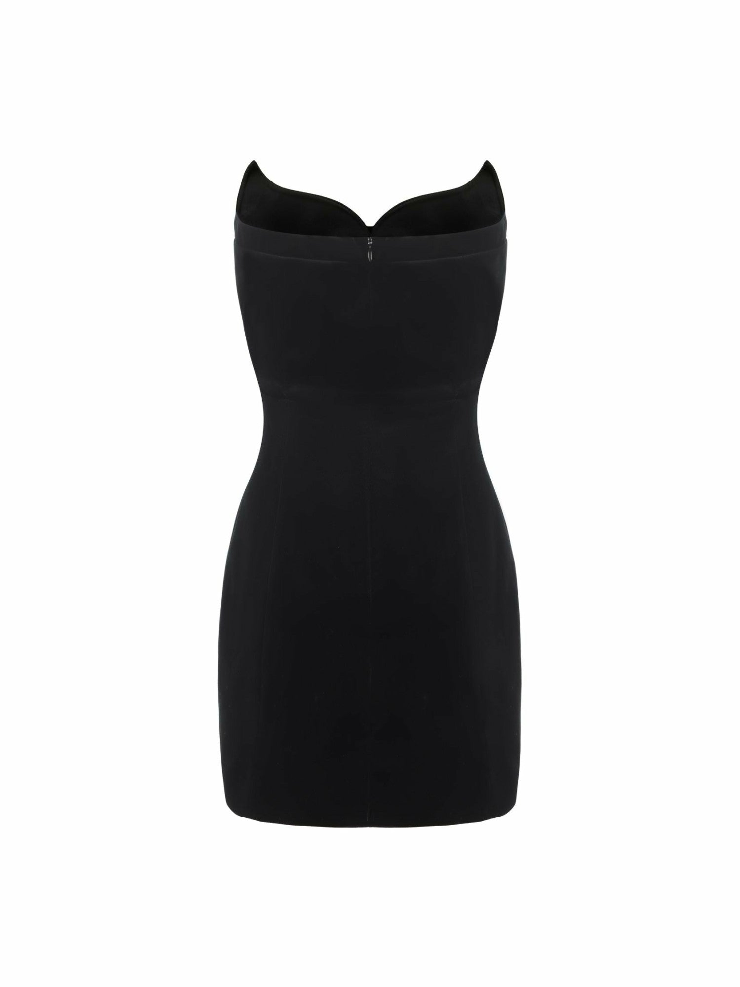 Nana Jacqueline Keira Velvet Mini Dress: Black Mini Dress for Cocktail Party Black