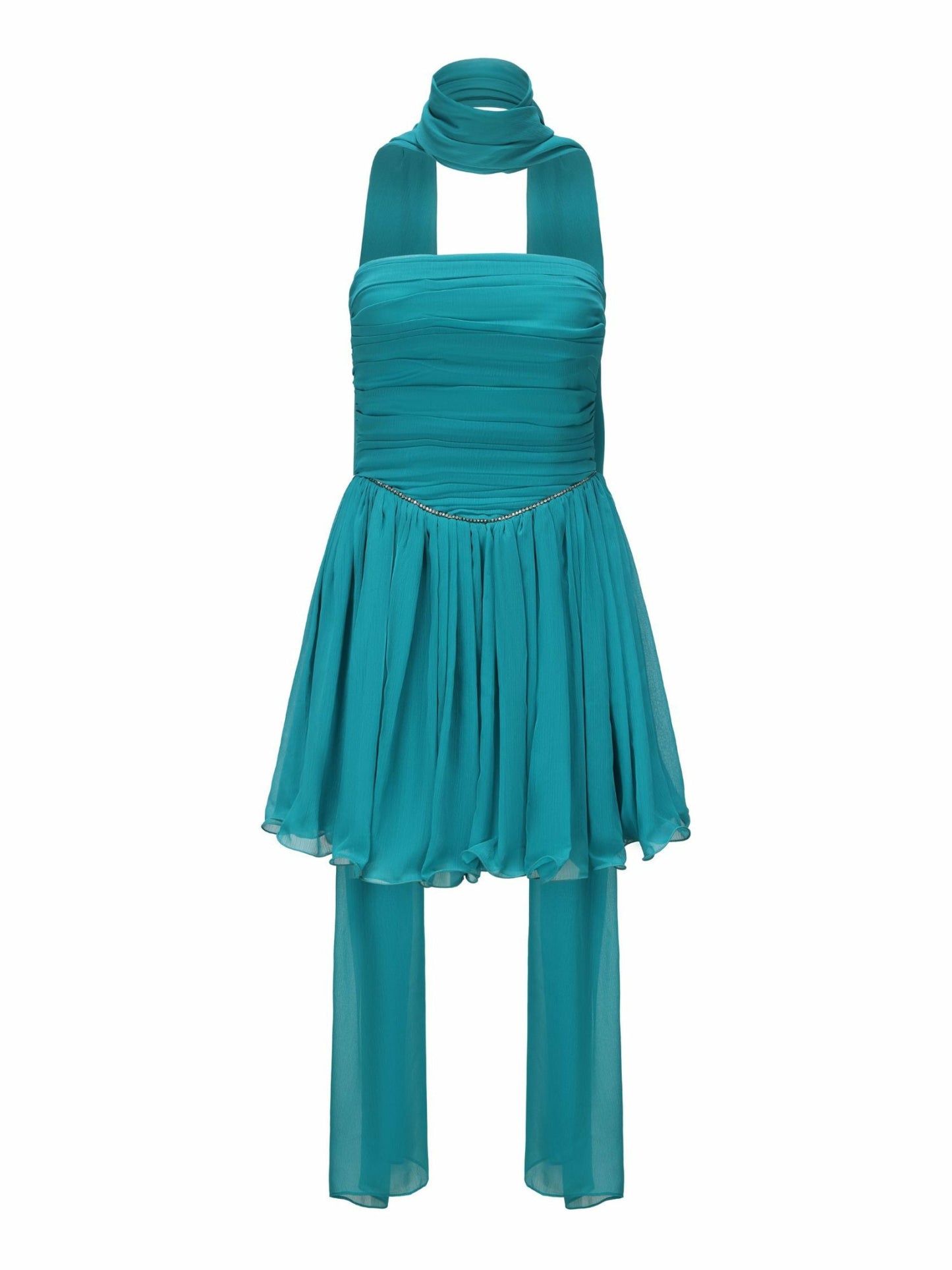 Nana Jacqueline Chloe Dress: Blue Mini Dress for Birthday Celebration Blue