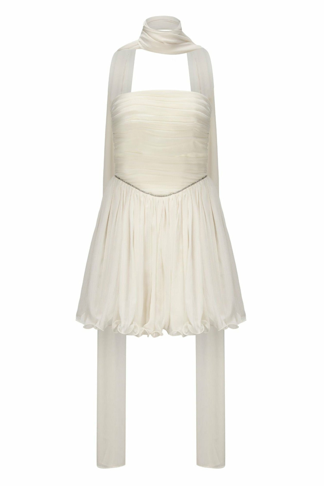 Nana Jacqueline Chloe Dress: White Mini Dress for Bridal Shower White